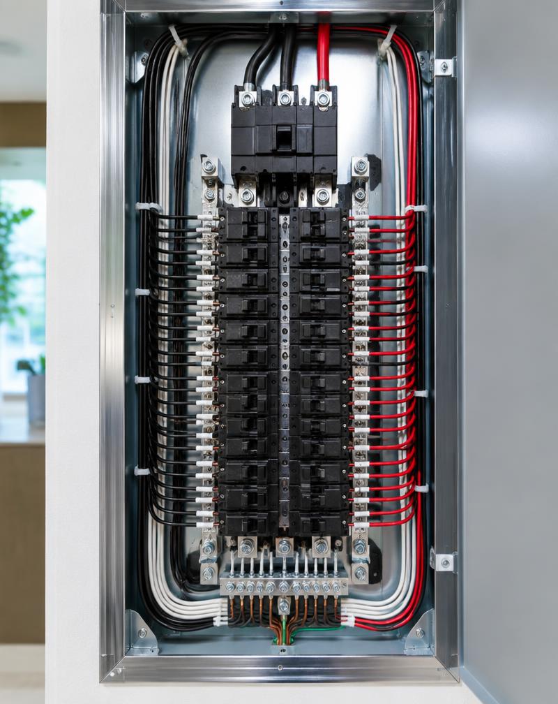 Electrical panel service work